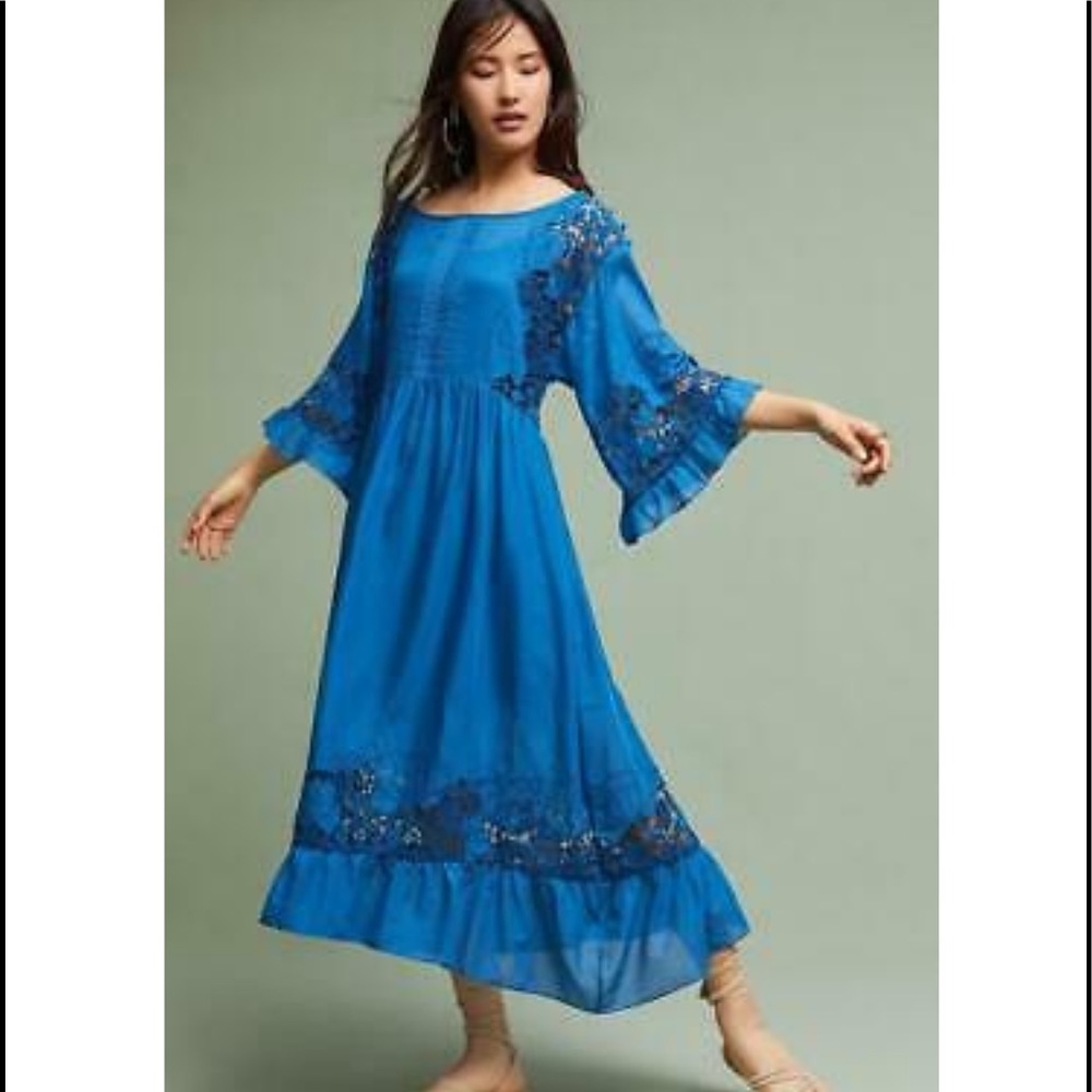 Anthropologie Akemi and Kin Meadow Flutter Dress